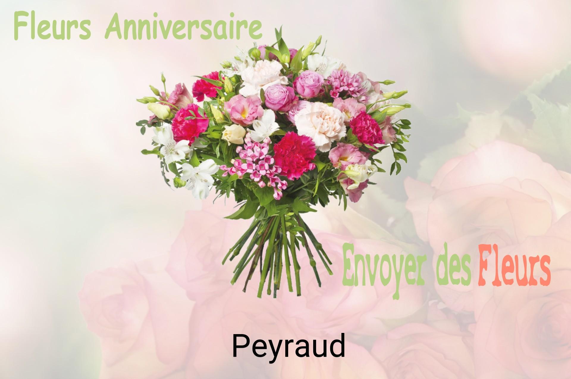 Bouquet de fleurs d’anniversaire livré à Peyraud