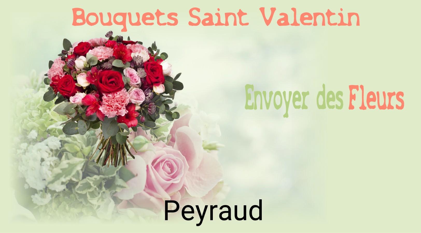 Roses de Saint-Valentin livrées à Peyraud